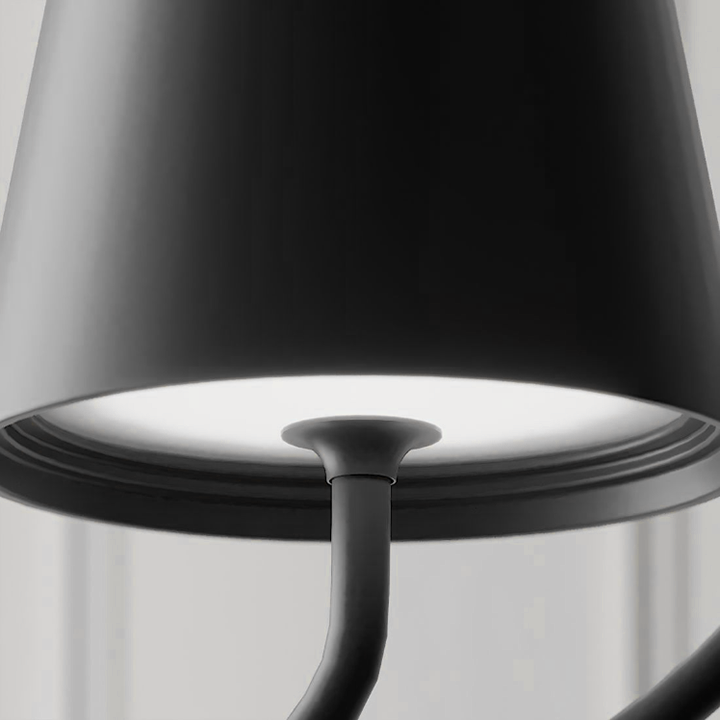 Vintage-Style Rechargeable Pendant Light