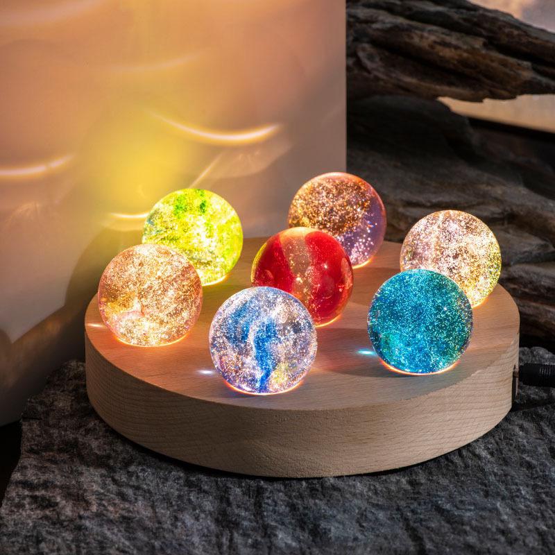 Vortexa | Juego de lámparas de mesa decorativas