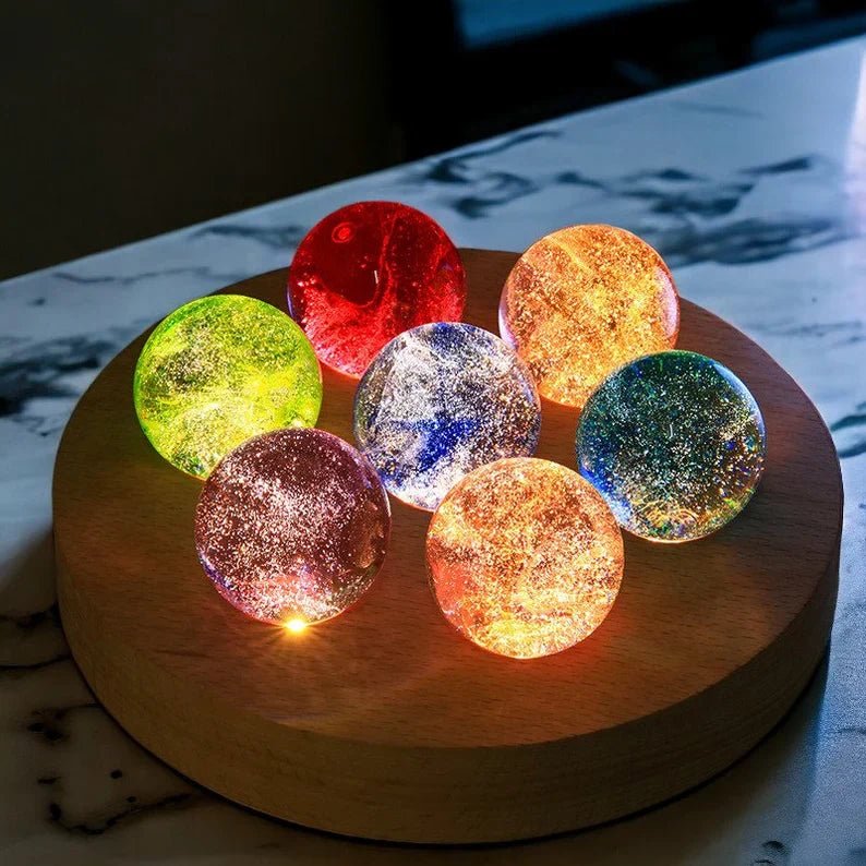 Vortexa | Juego de lámparas de mesa decorativas