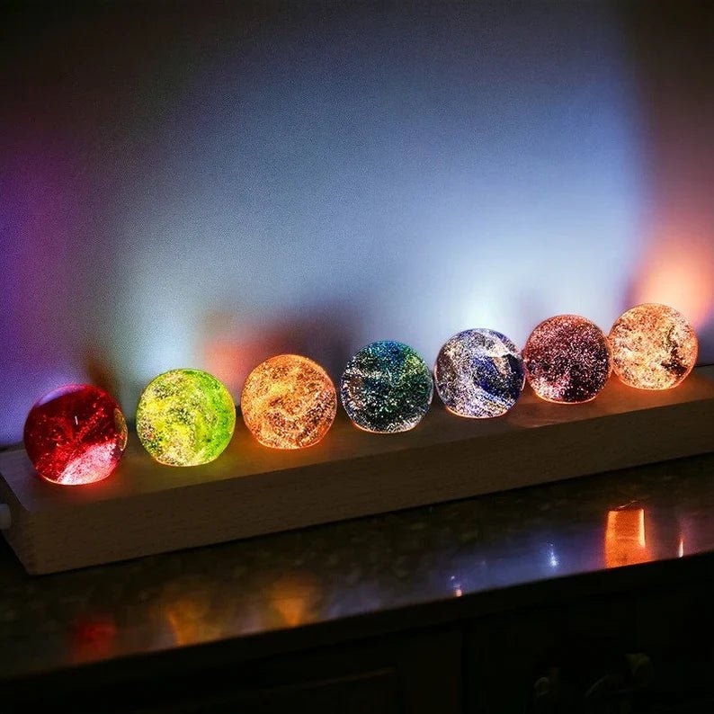 Vortexa | Juego de lámparas de mesa decorativas