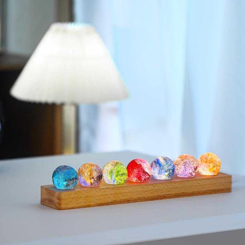 Vortexa | Juego de lámparas de mesa decorativas