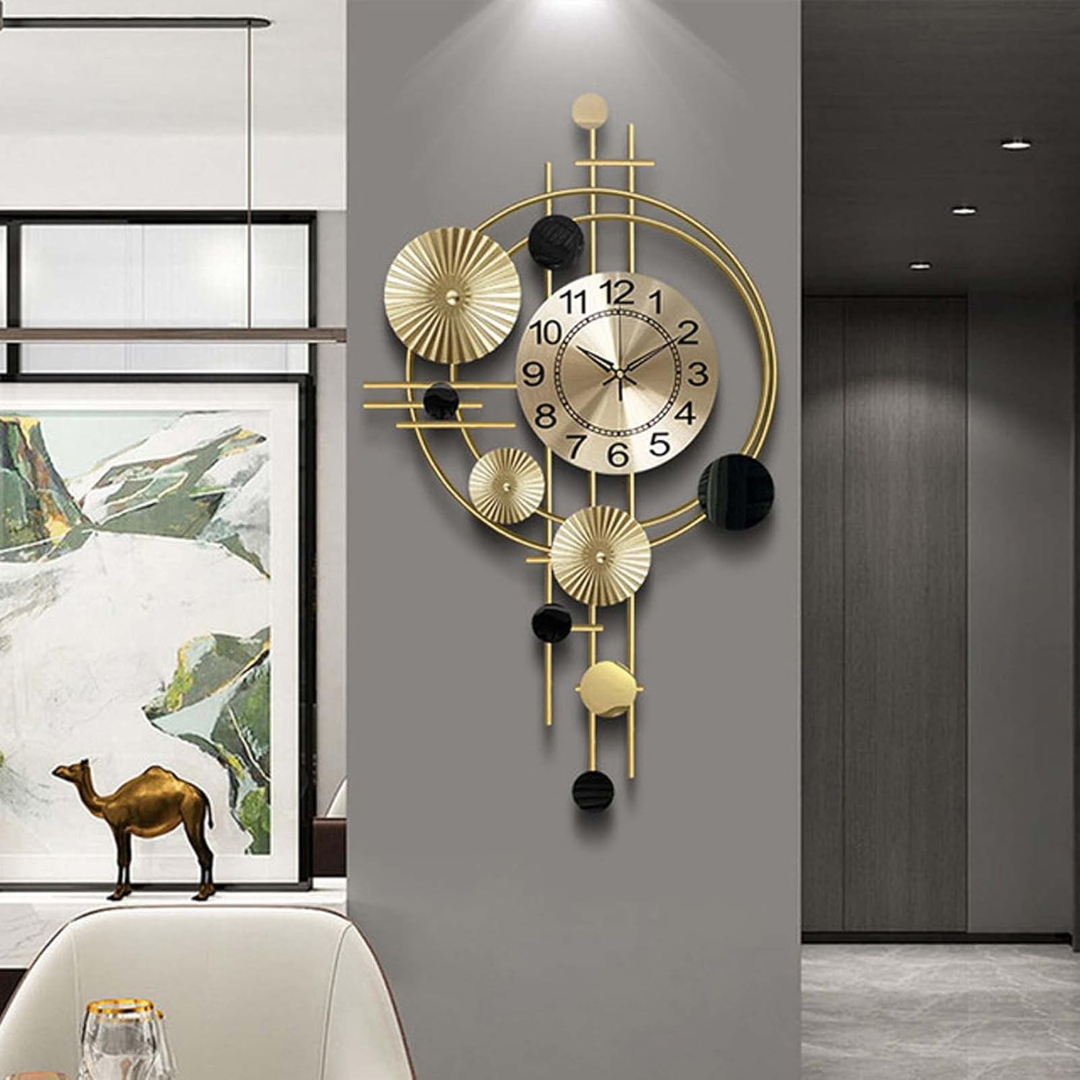 Vortexia | Large Modern Wall Clock Decor