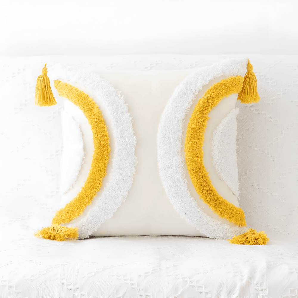 Wavy Checkered Cushion Cover