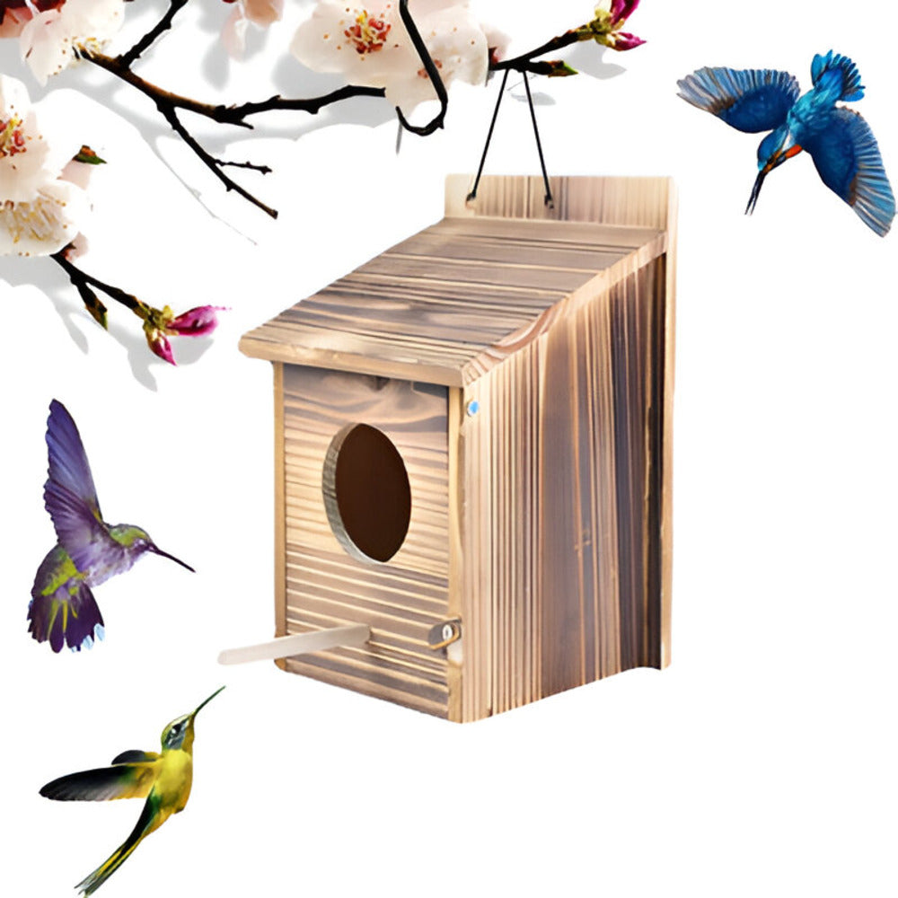 Weatherproof Wooden Birdhouse