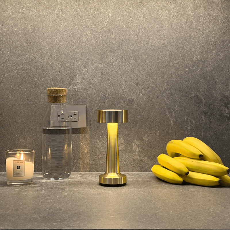 Wireless Rechargeable Table Lamp with Adjustable Brightness