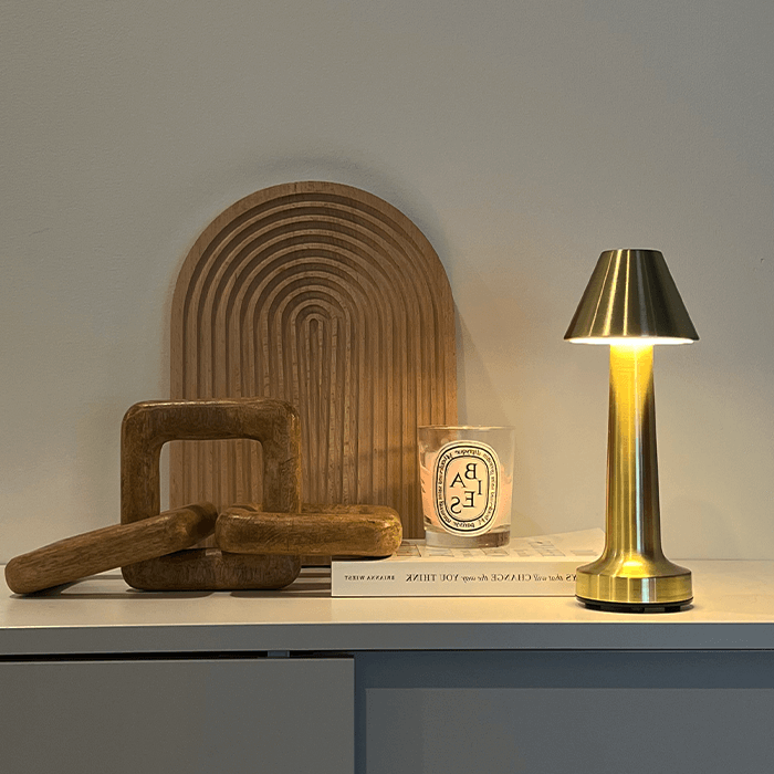 Wireless Table Lamp with Adjustable Brightness