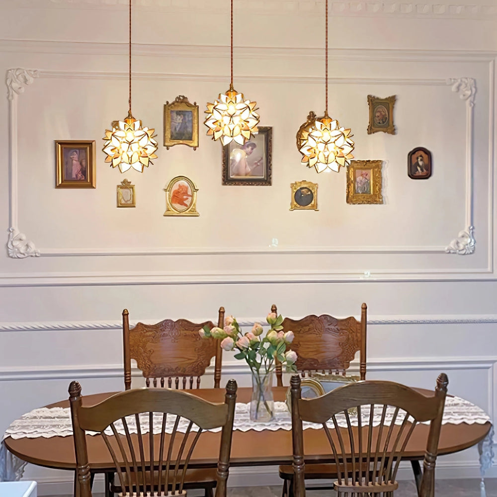 Capiz hangende hanglamp