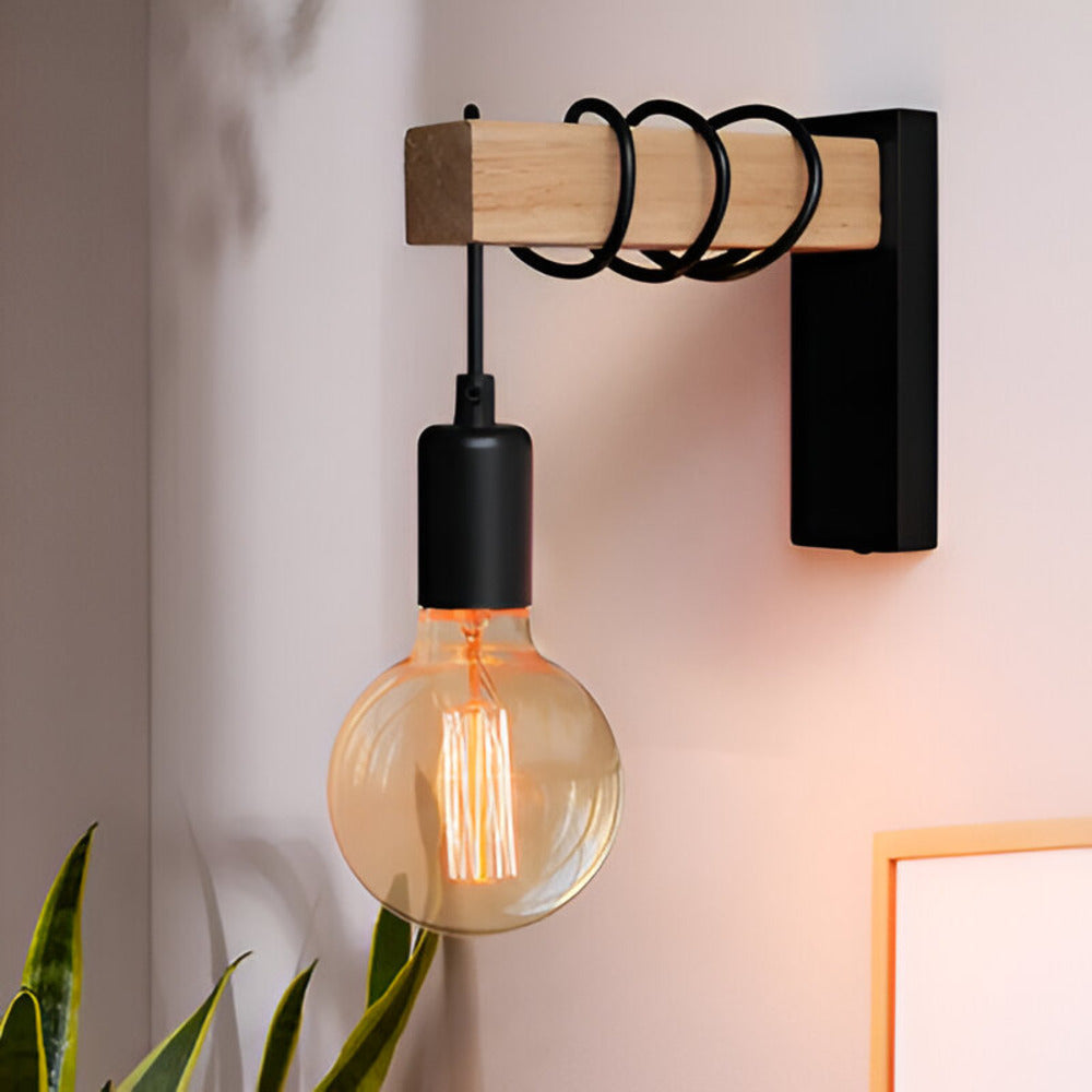 Zenara | Rustic Wall Sconce Lamp