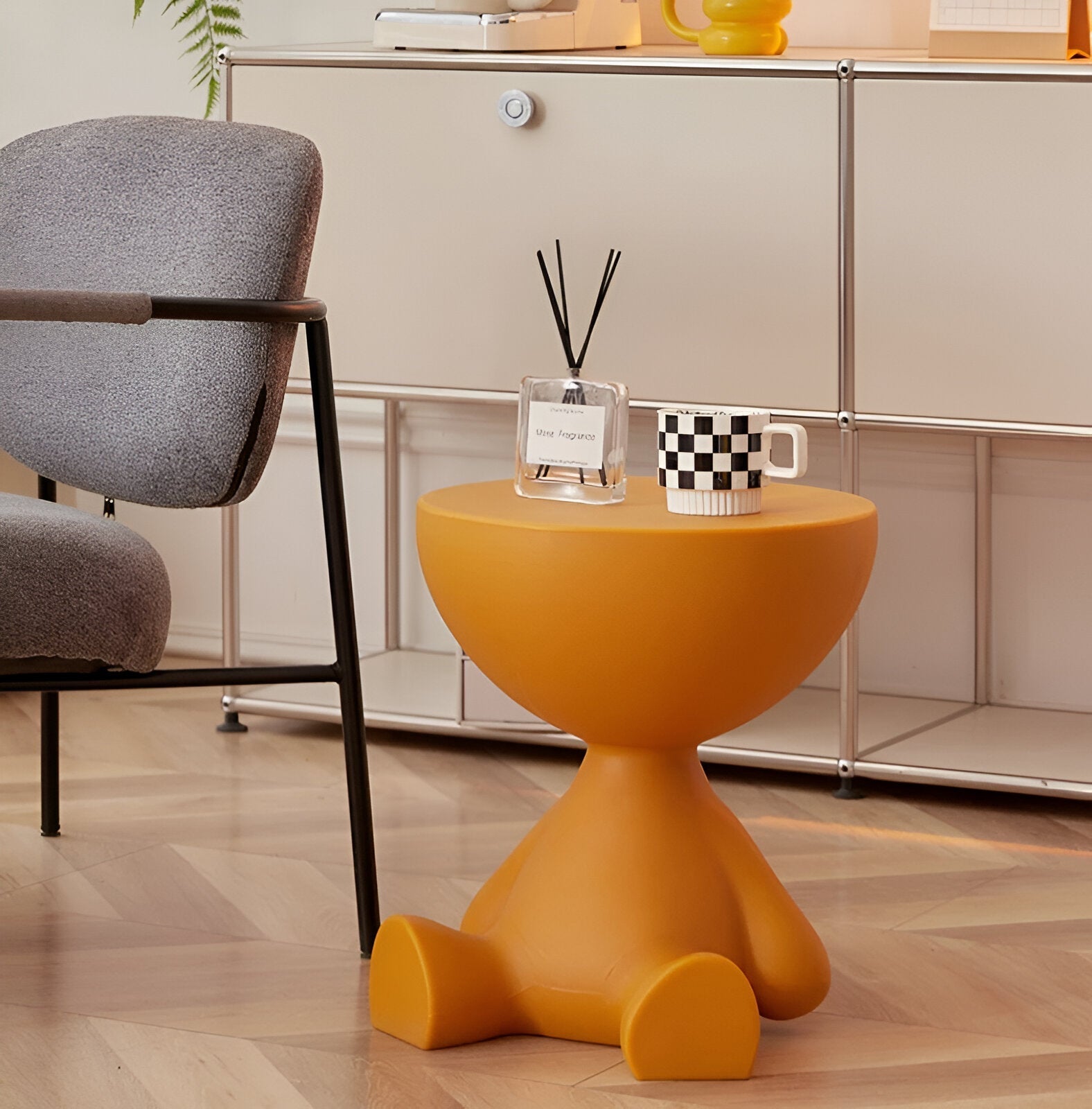 Yluma | Moderner runder Couchtisch - Zeitlose Eleganz für jeden Wohnraum