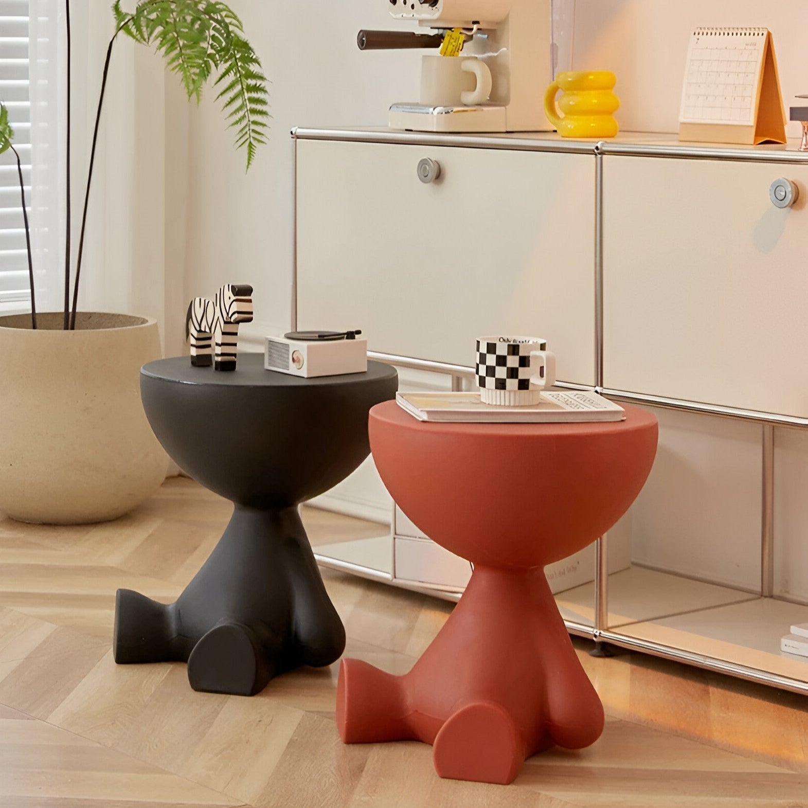 Yluma | Moderner runder Couchtisch - Zeitlose Eleganz für jeden Wohnraum