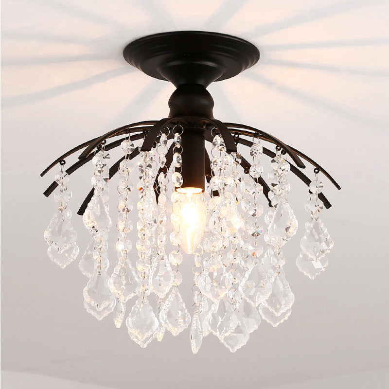 Zephyra Glow | Flush Mount Ceiling Light with Crystal Accents 2