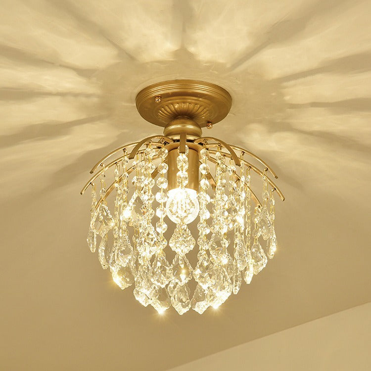 Zephyra Glow | Flush Mount Ceiling Light with Crystal Accents 3