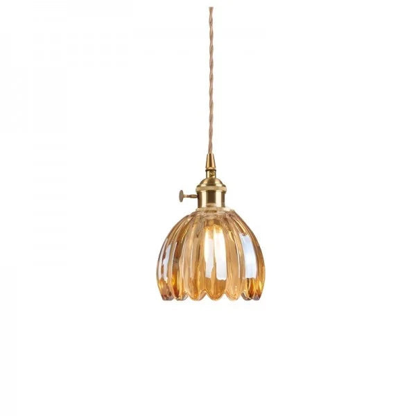 BrightCove | Retro Glass Flower Pendant Lamp