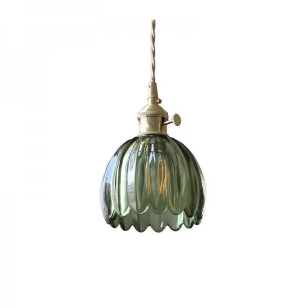 BrightCove | Retro Glass Flower Pendant Lamp