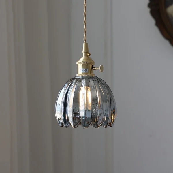 BrightCove | Retro Glass Flower Pendant Lamp
