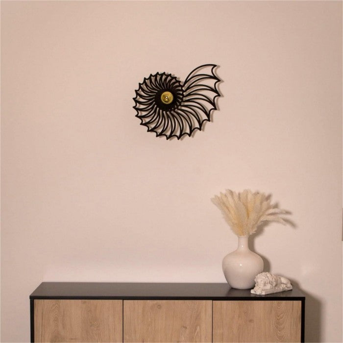 GlowTide | Nautilus Shell Design Decorative Wall Light