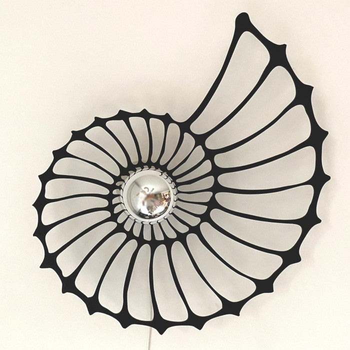 GlowTide | Nautilus Shell Design Decorative Wall Light