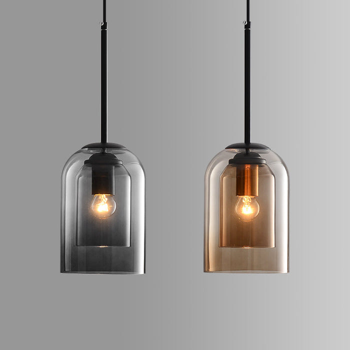 RadiantPulse | Modern Double Glass Pendant Lamps