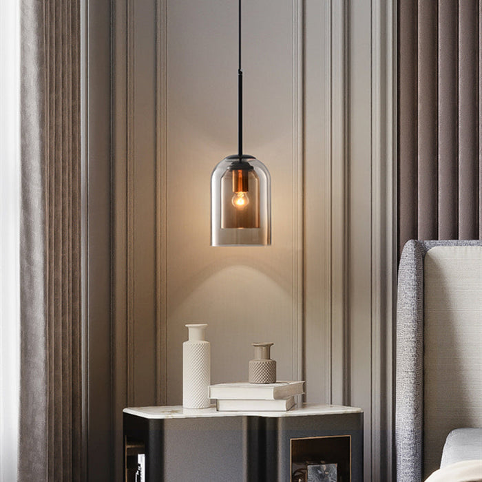 RadiantPulse | Modern Double Glass Pendant Lamps