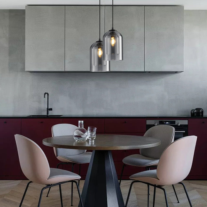 RadiantPulse | Modern Double Glass Pendant Lamps