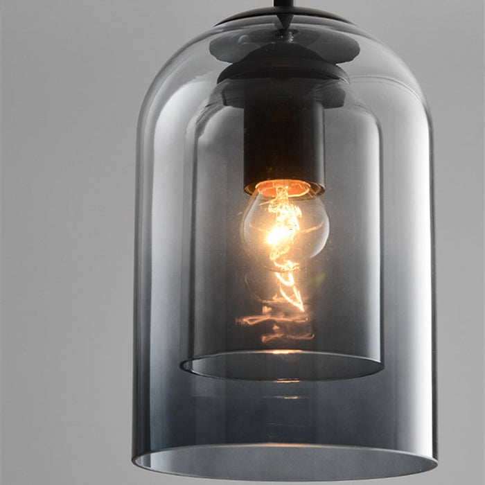 RadiantPulse | Modern Double Glass Pendant Lamps